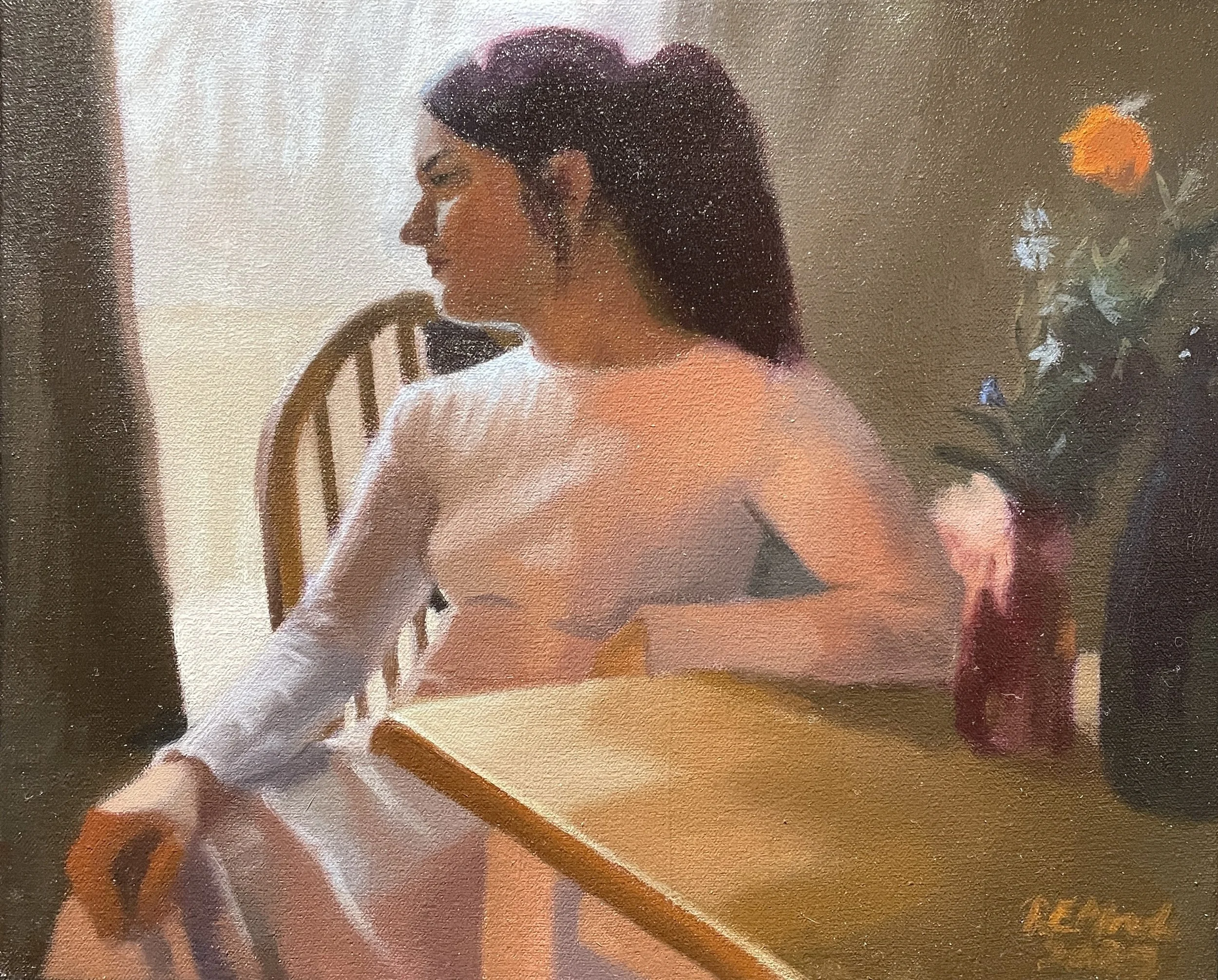 "Gallery House Girls - Njomeza," 10x12, canvas, NFS