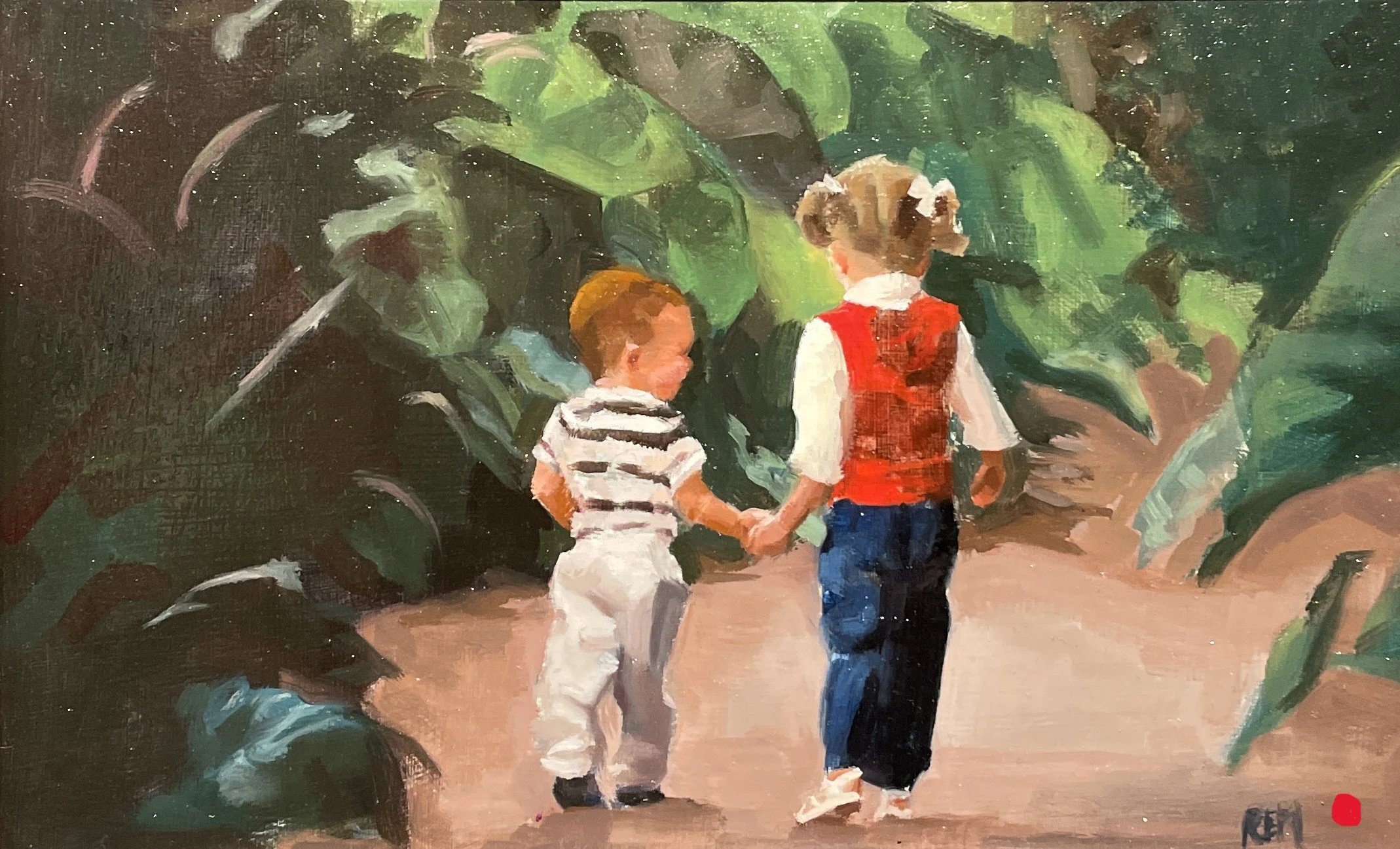 "On a Safari," 8x12, panel, SOLD