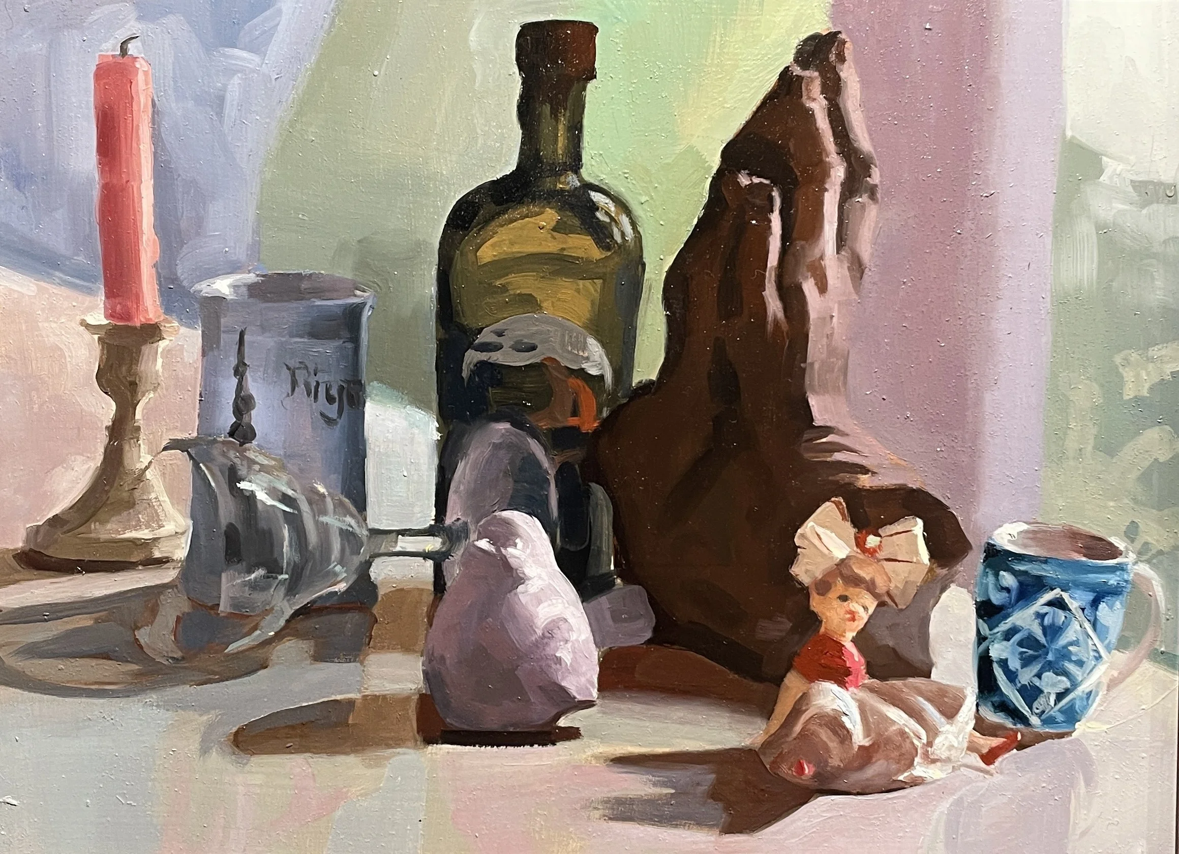 "Kitchen Still Life #1," 12x16, panel, $190