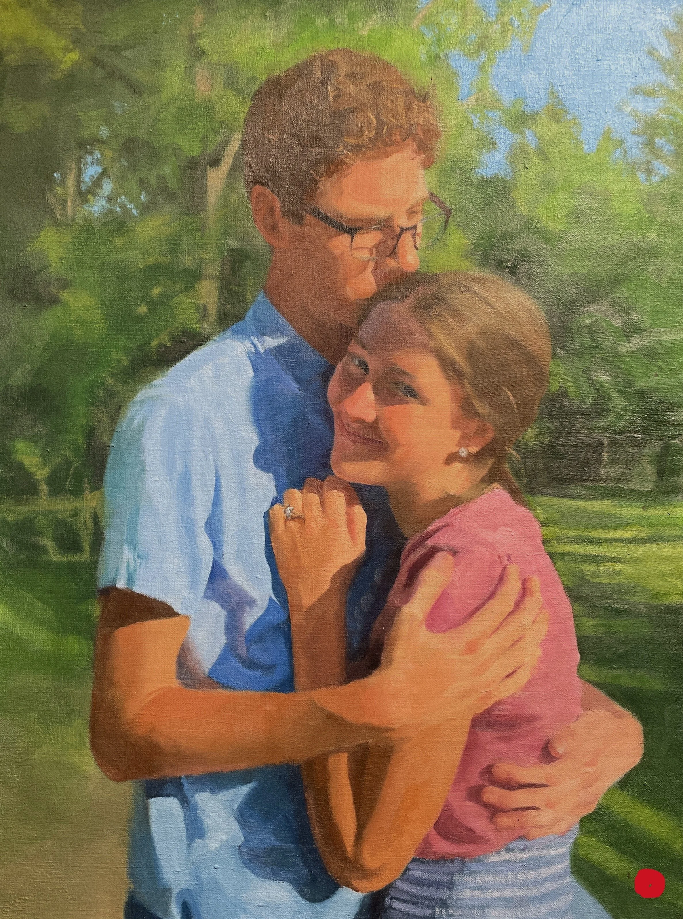 "Genesis 2:24," 18x24, oil on canvas, SOLD