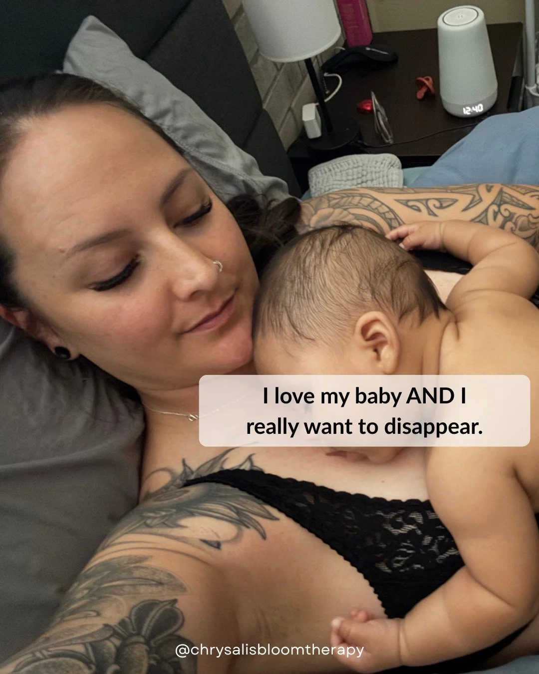🫶🏼 Postpartum can leave us feeling pressure to magically see the beauty in EVERYTHING. When our nervous system is shot, tangled, and rearranged, it is almost impossible to ALWAYS feel bliss. 

Can we normalize ALL truths of postpartum? And by postp