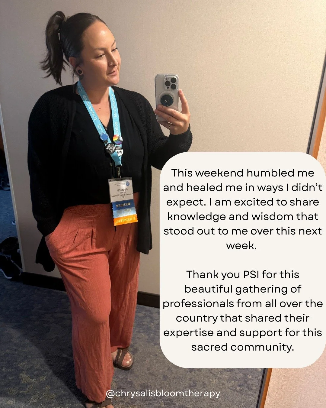 🦋 I am really in awe still and processing what this weekend meant to me as a mother AND a professional in this field. To witness the hundreds of participants come together to learn more about how to support families and birthing parents has been suc