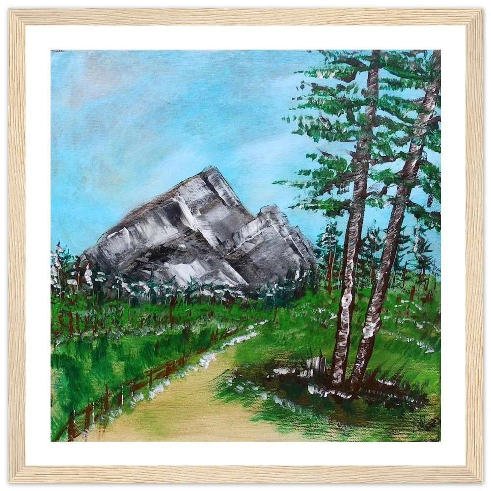Premium Semi-Glossy Paper Wooden Framed Print - Wilderness