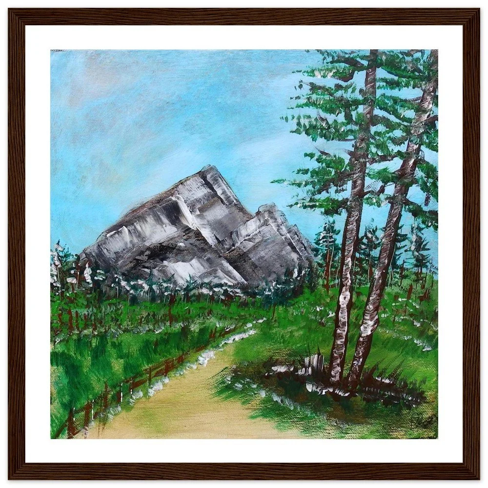 Premium Semi-Glossy Paper Wooden Framed Print - Wilderness