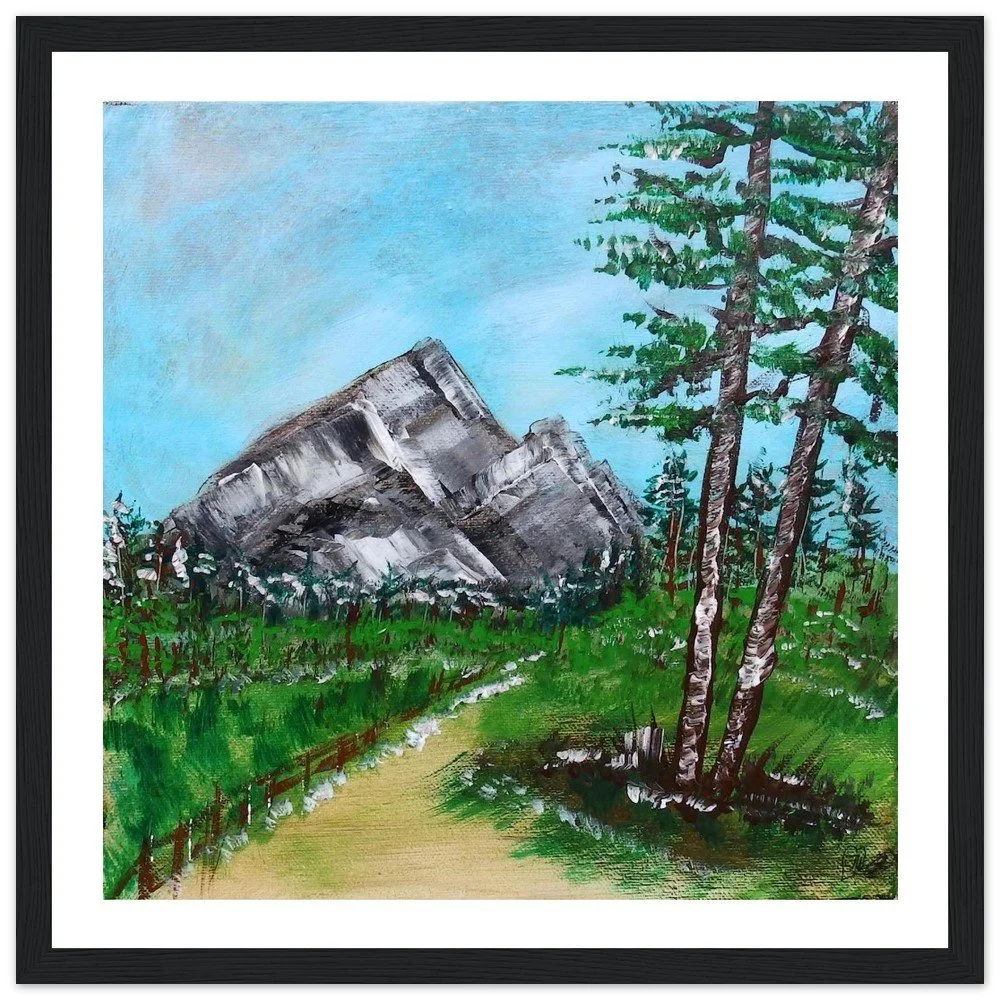 Premium Semi-Glossy Paper Wooden Framed Print - Wilderness