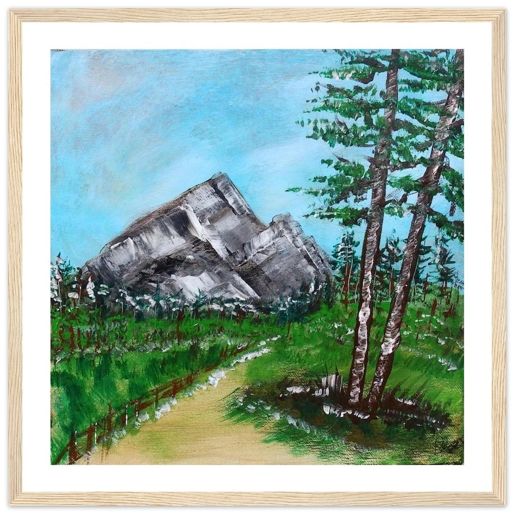 Premium Semi-Glossy Paper Wooden Framed Print - Wilderness
