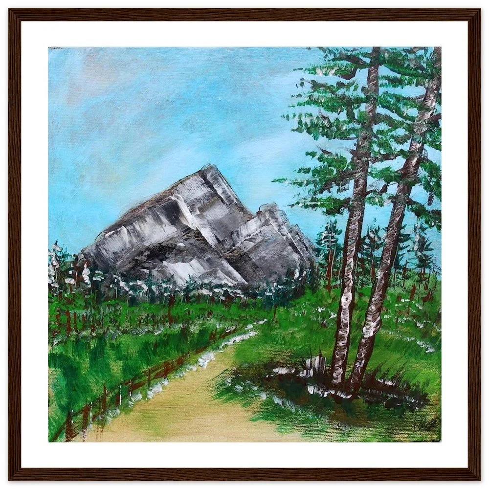 Premium Semi-Glossy Paper Wooden Framed Print - Wilderness