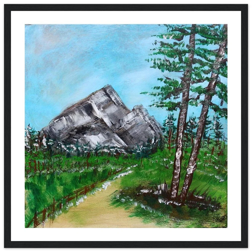 Premium Semi-Glossy Paper Wooden Framed Print - Wilderness