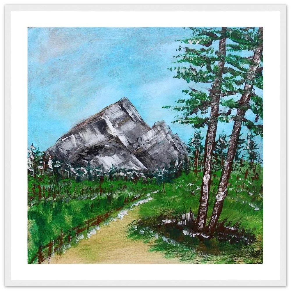 Premium Semi-Glossy Paper Wooden Framed Print - Wilderness