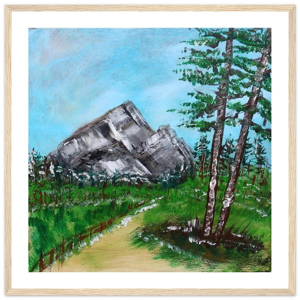 Premium Semi-Glossy Paper Wooden Framed Print - Wilderness