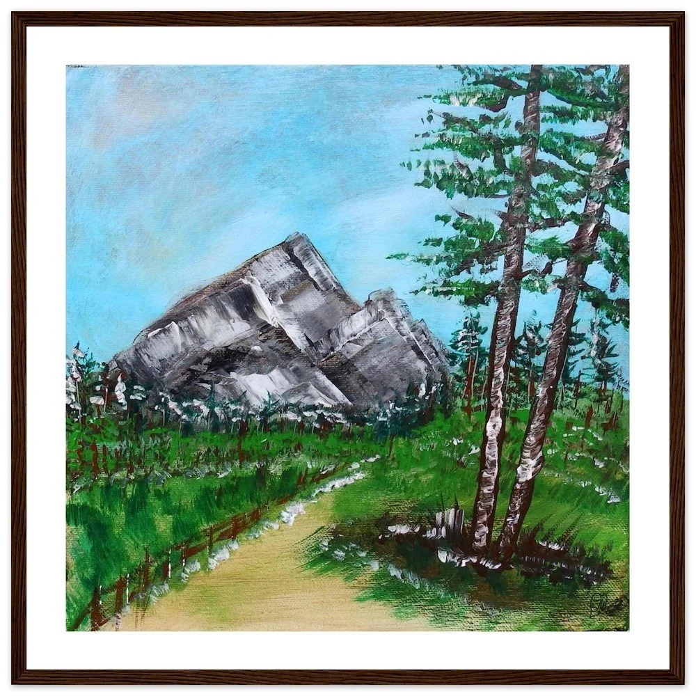 Premium Semi-Glossy Paper Wooden Framed Print - Wilderness