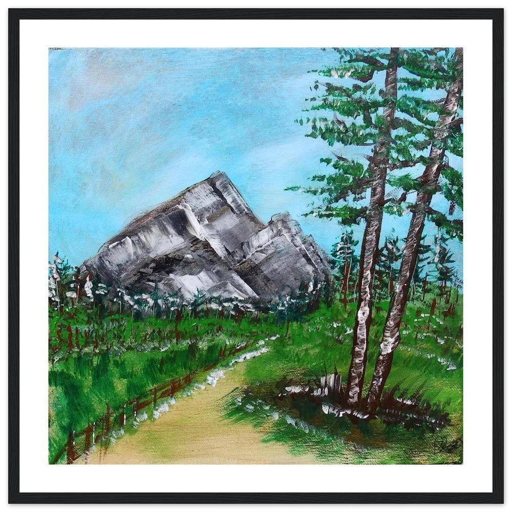 Premium Semi-Glossy Paper Wooden Framed Print - Wilderness