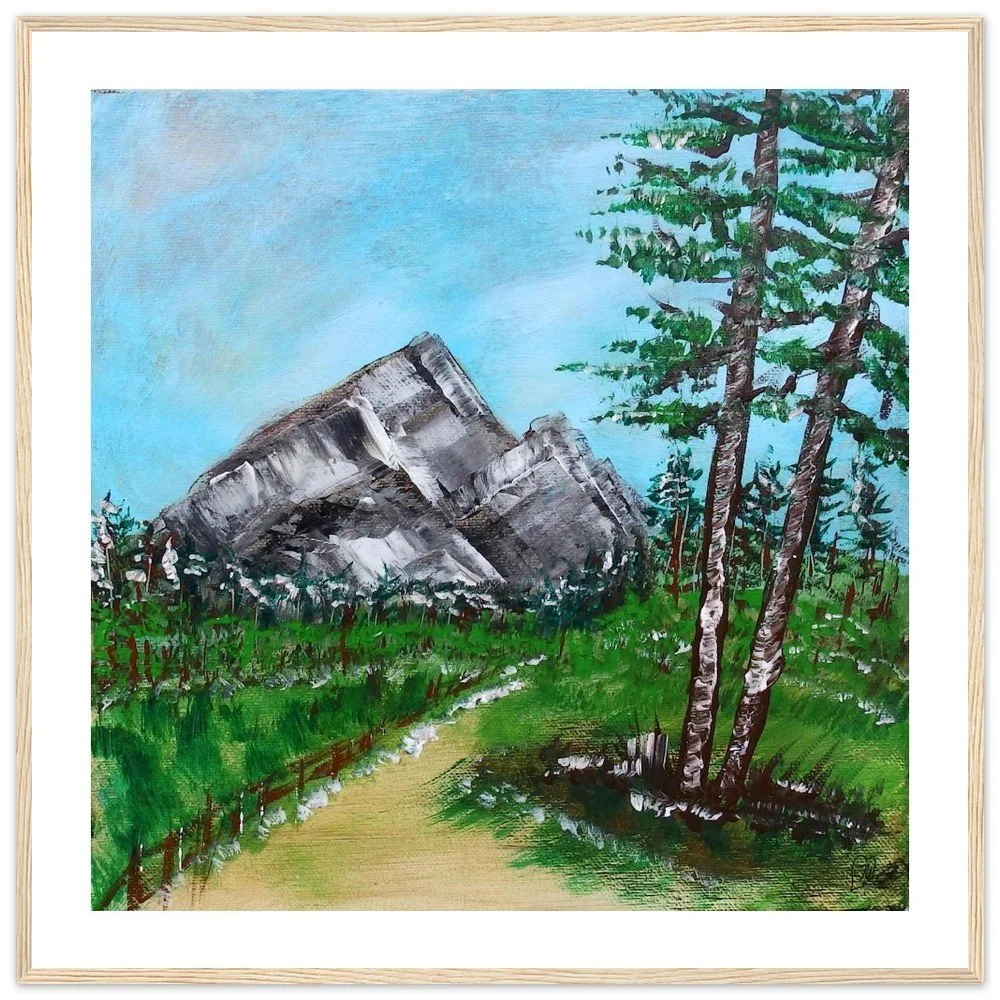 Premium Semi-Glossy Paper Wooden Framed Print - Wilderness