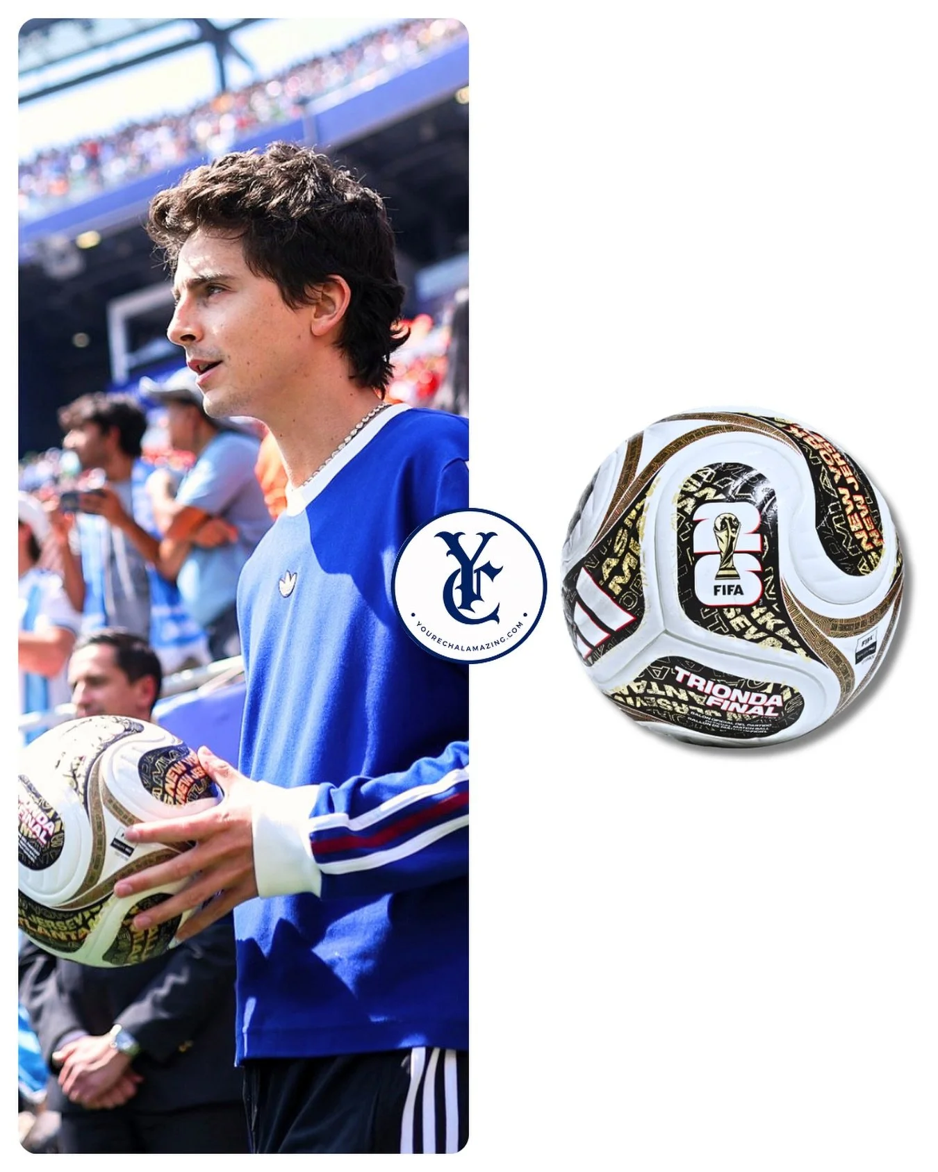Timoth&eacute;e Chalamet at FIFA World Cup Finals, Argentina vs. Spain, MetLife Stadium, East Rutherford, New Jersey, July 19, 2026

FIFA World Cup 26&trade; Adidas Trionda Finals Pro Ball
$170

Shop it ➡️ https://go.shopmy.us/p-72762326

#timothee #