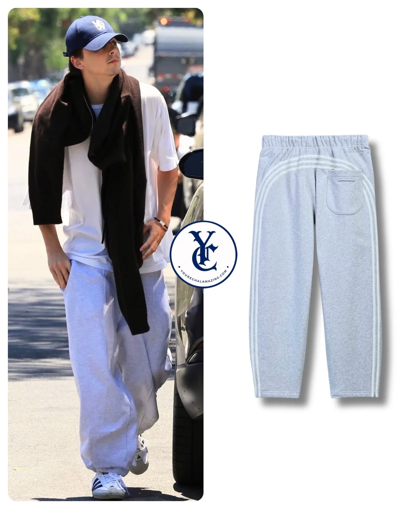 Timoth&eacute;e Chalamet walking in Los Angeles, July 17, 2026

Adidas x Bad Bunny Tapered Heavyweight Fleece Joggers In Light Grey Heather
$145

Shop It ➡️https://go.shopmy.us/p-72545398

#timothee #timotheechalamet #adidas #worldcup #badbunny