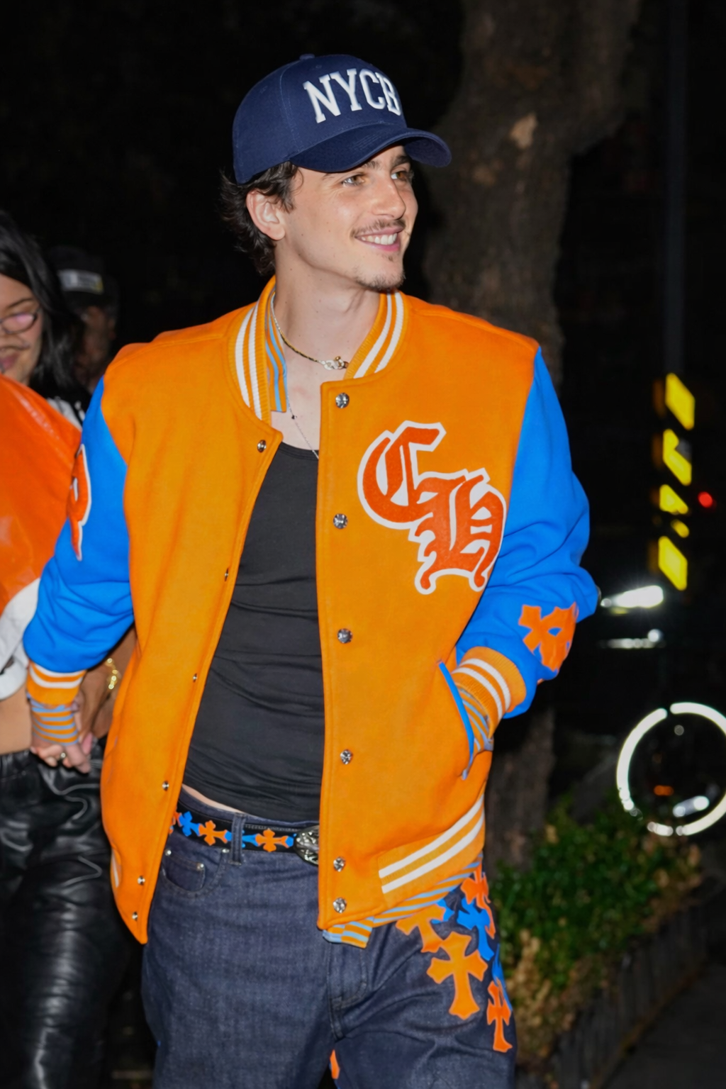 Timothee Chalamet with Kylie Jenner at Madison Square Garden Knicks Playoffs 2025