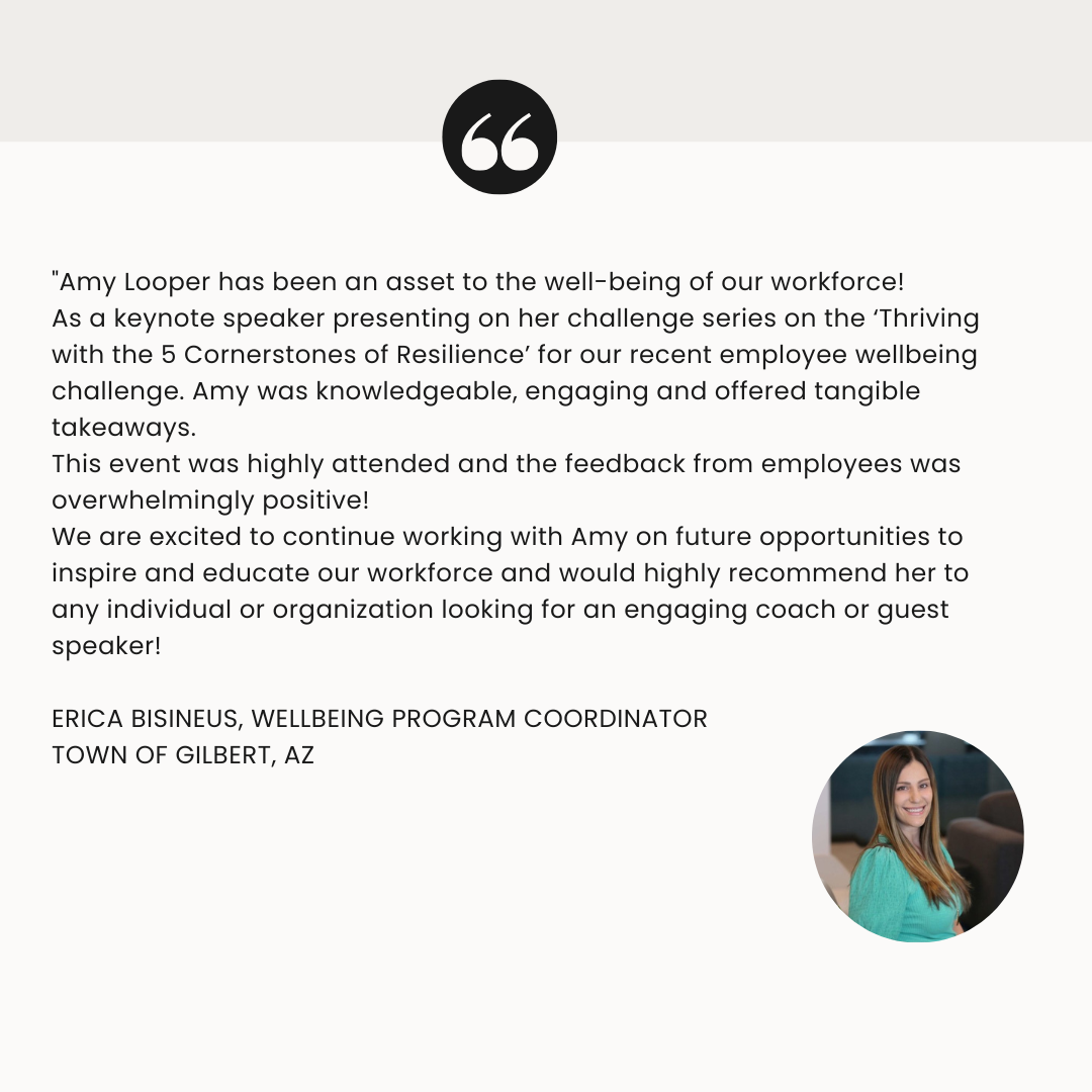 Town of Gilbert Resilience Challenge Testimonial