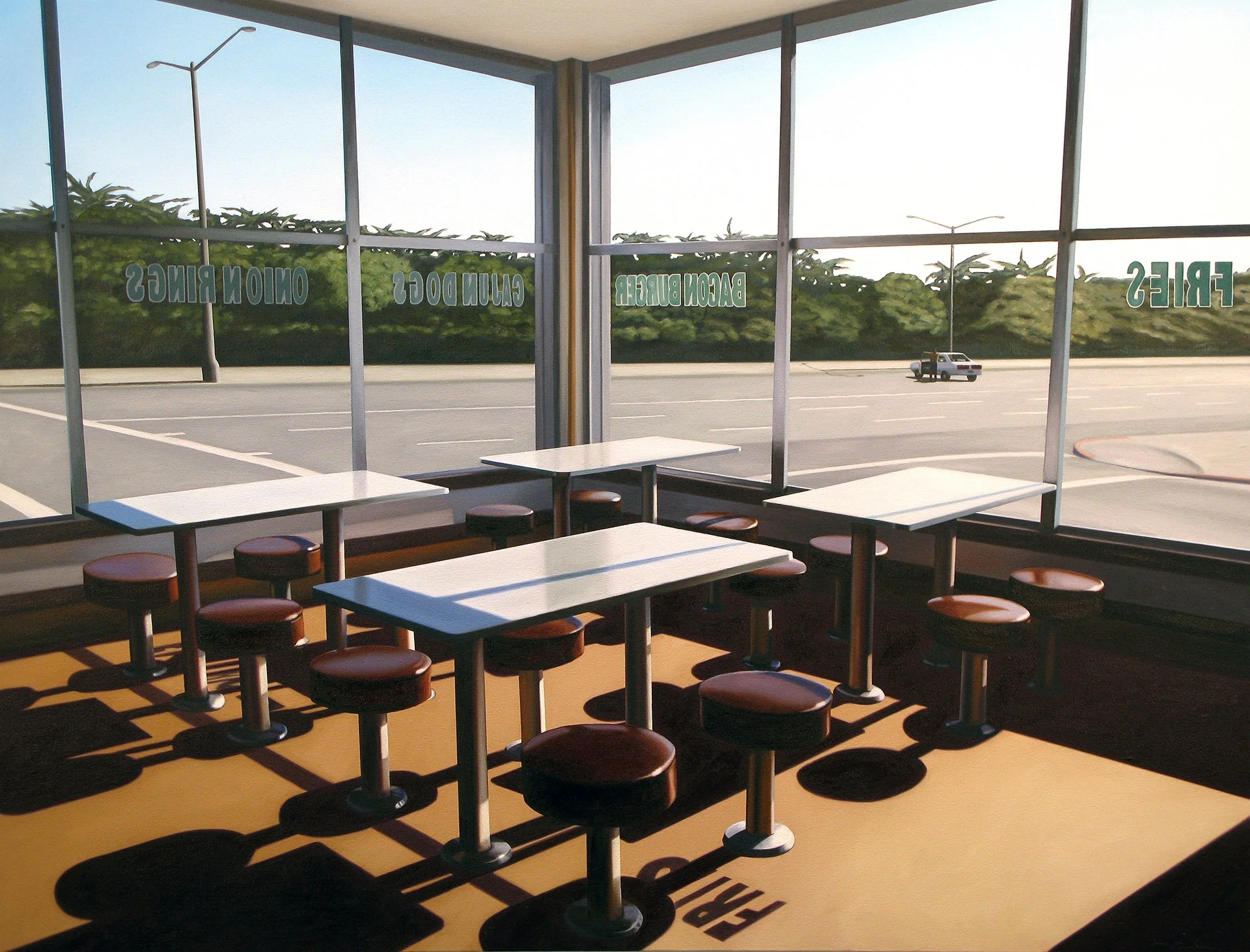 Sunset Diner 38x50 2008