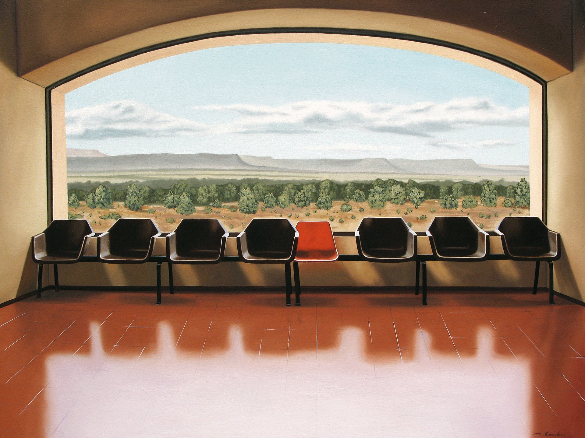 High Desert Station 30x40 2008