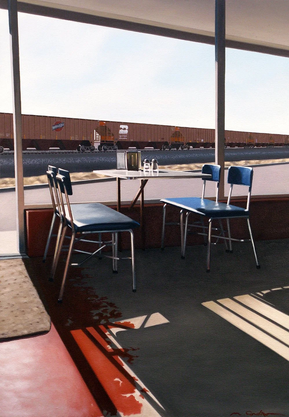 Cafe at the Crossing 34x24 2008