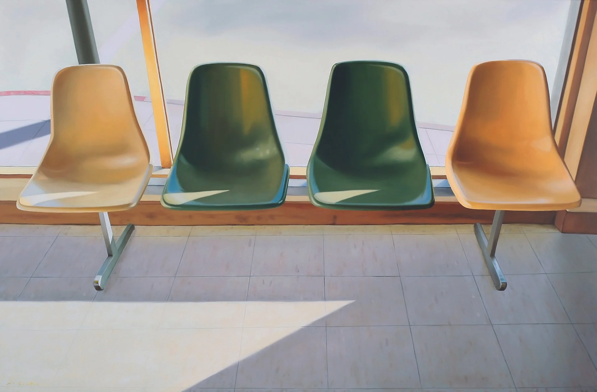 Yellow and Green Seats 32x49 2007