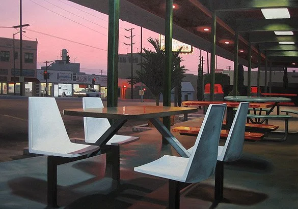 Whittier Blvd, Evening 50x70 2005