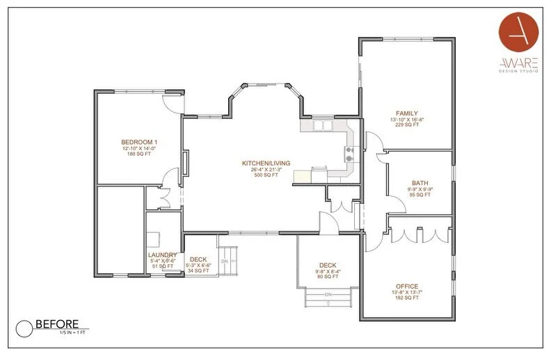 Goodyear&rsquo;s Cove - reworking the main floor through clarity, flow and light