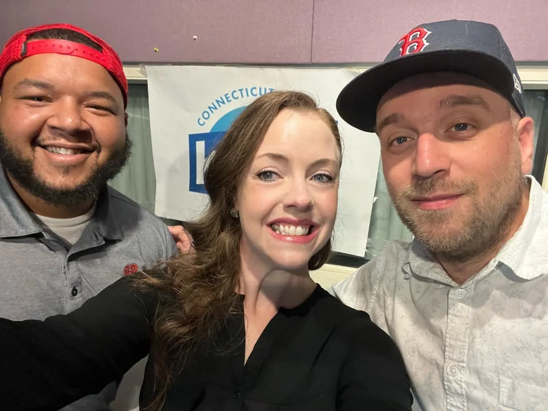 Elizabeth Protzman, Ms. Executive Connecticut 2026, with Adam Rivers of iHeartRadio during a Connecticut interview focused on advocacy, empowerment, and community impact.