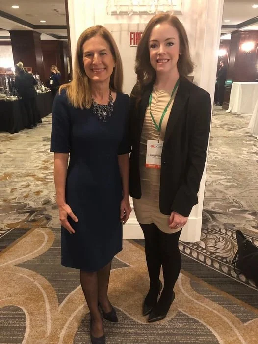 Libby Protzman with the Lieutenant Governor of Connecticut at a community event, highlighting advocacy, public service, and community engagement.