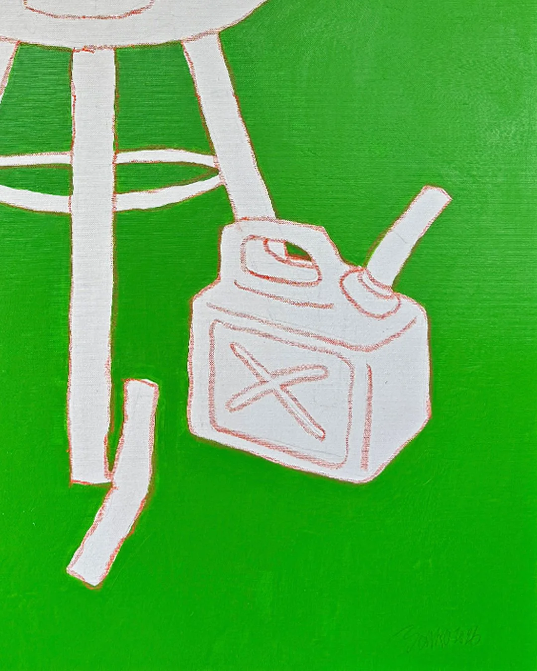 Veenendaal II - Mixed media on canvas - 70x90 cm - 2026