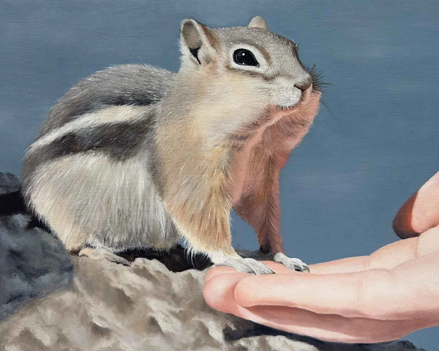 Giclée Art Print - Chipmunk at Sapphire Point III
