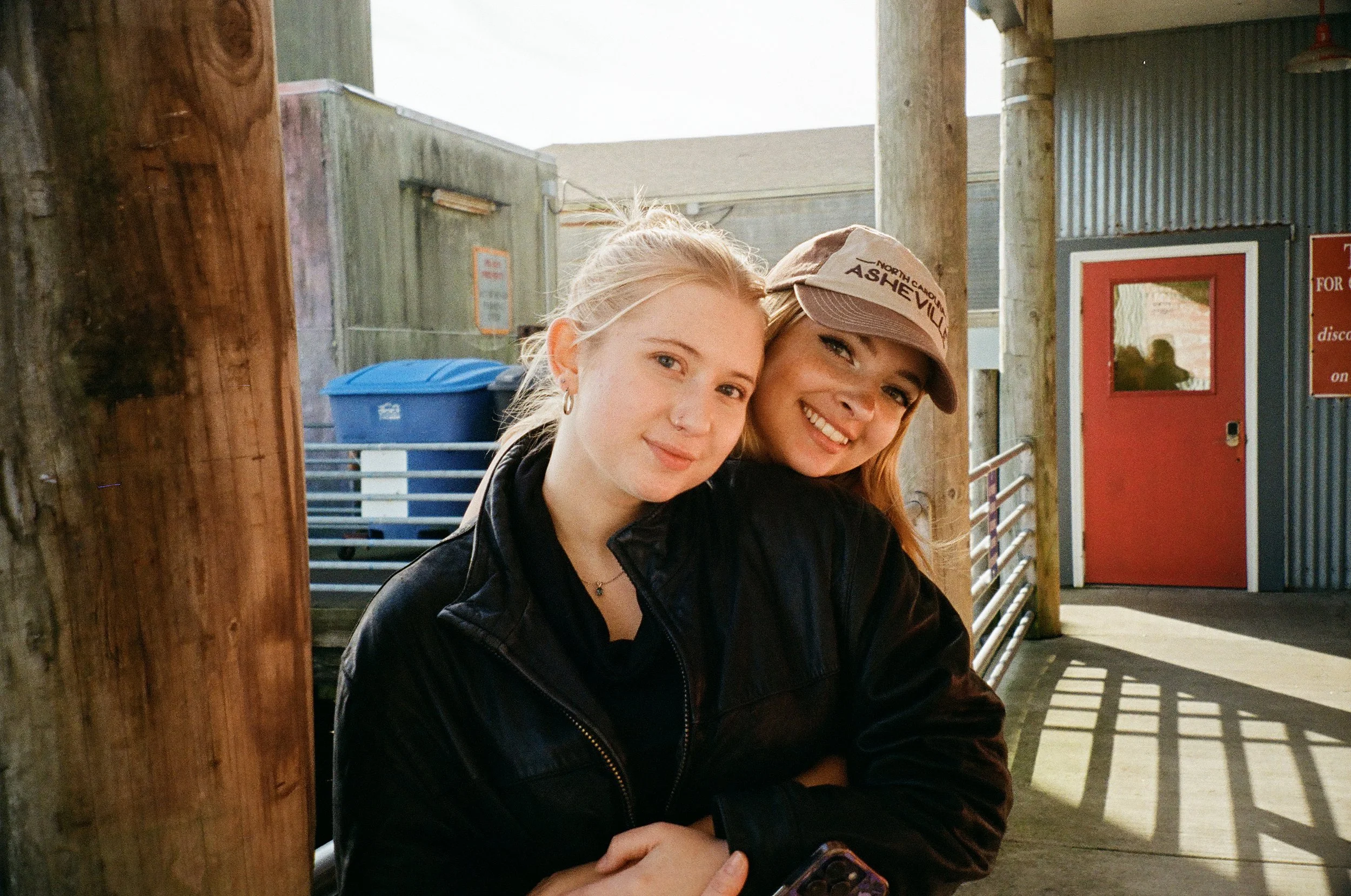 Portrait of Clara and Madison, Jan. 2024, Kodak Portra 400