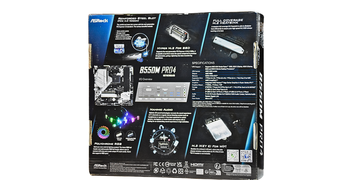 AsRock b550 Mobo back.png