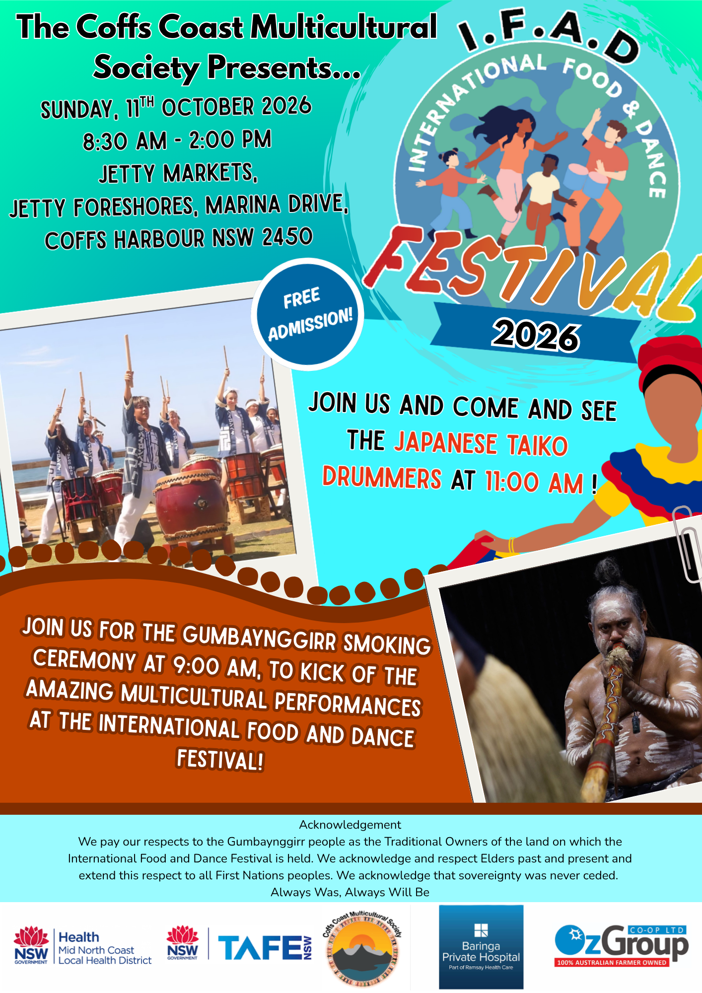 International Food and Dance Festival 2026 Flyer