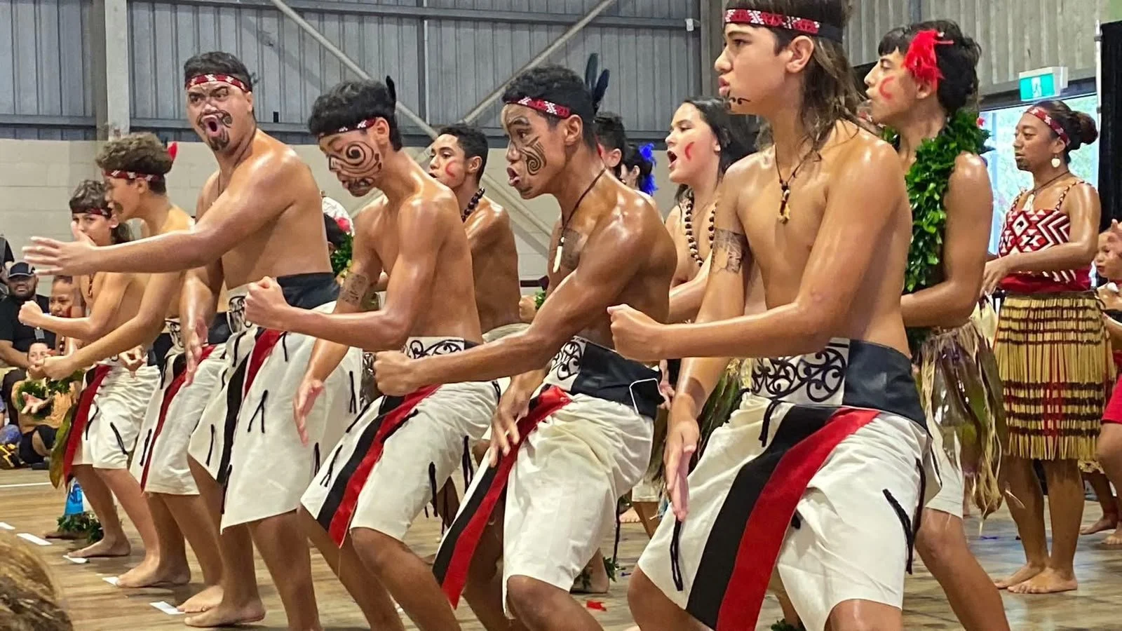 Performers at the International Food and Dance Festival