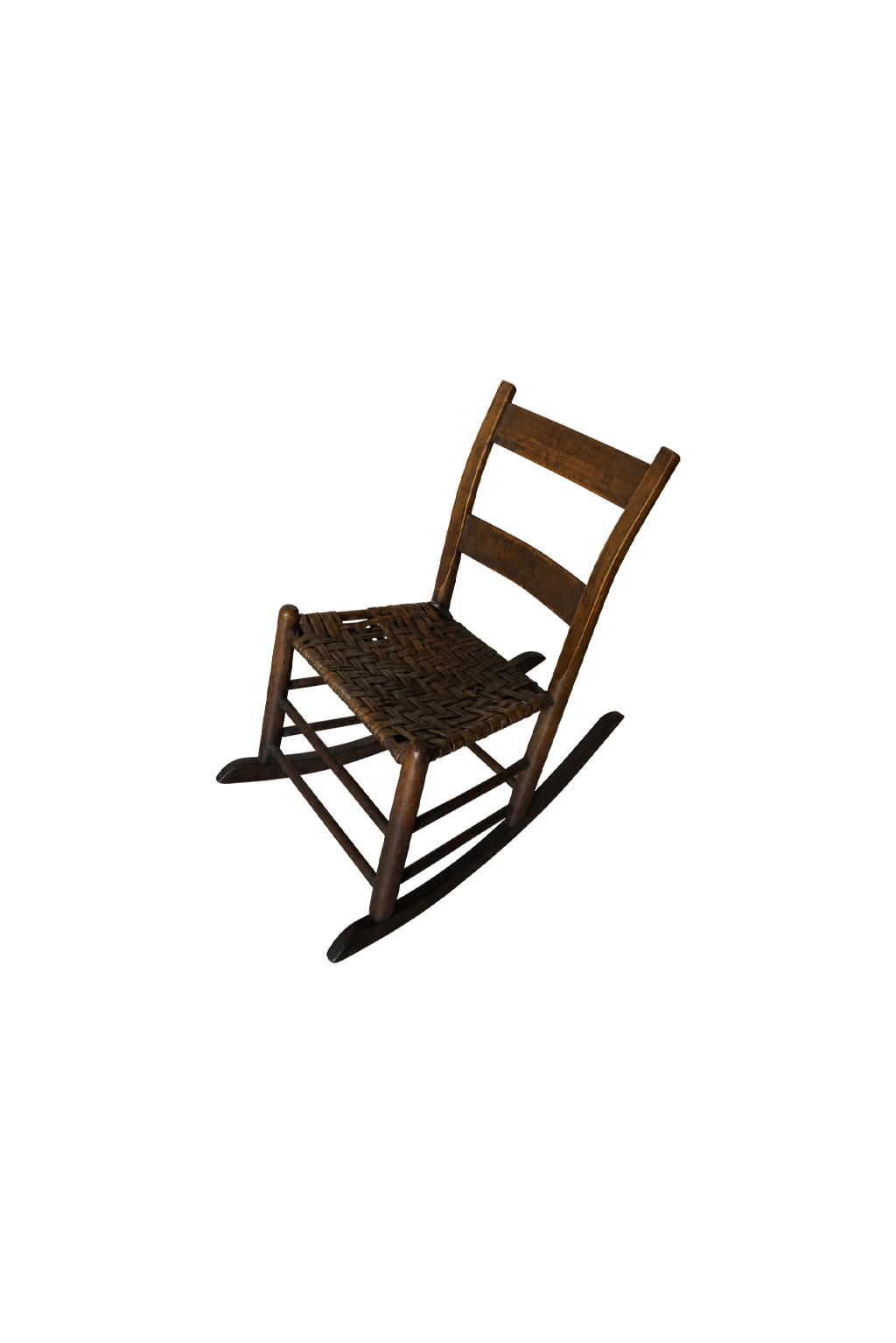Splint Weave Rocking Chair, c, 1900