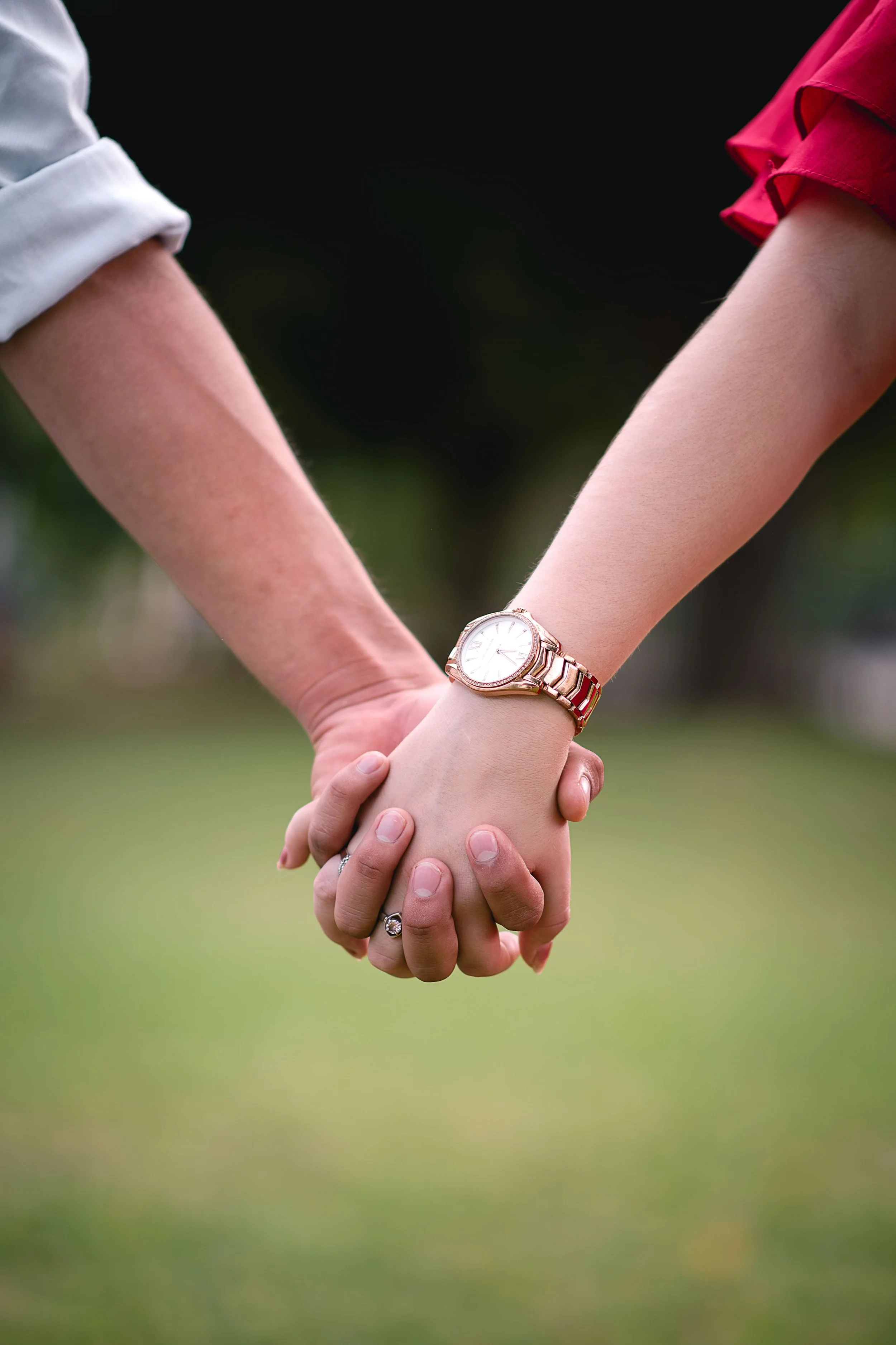Couple strengthening their relationship through couples therapy.