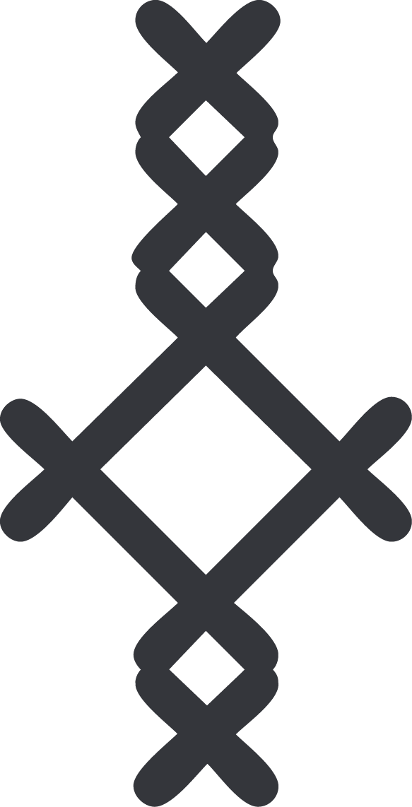 A symmetrical cross-stitch pattern which ties music to temporality