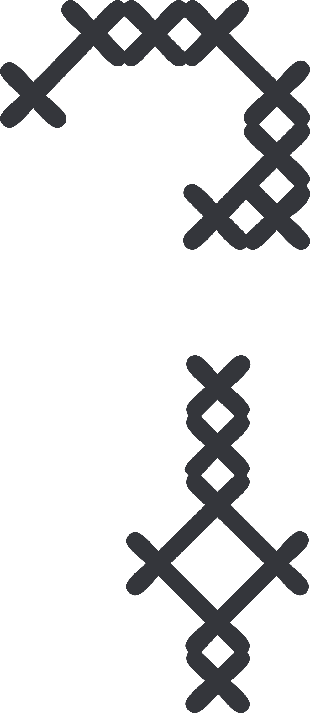 Musician Camille Santacroce's visual graphics evoke the abstract and experimental nature of her music.