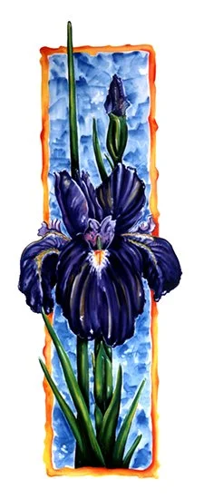 Title: Inspiring Iris
Medium: Watercolor