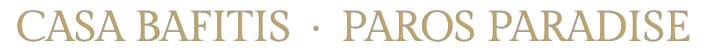 CASA BAFITIS  PAROS PARADISE
