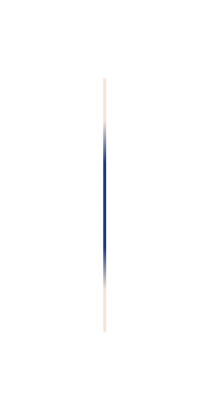 A straight line running vertically with a gradient from white at the top to black at the bottom.
