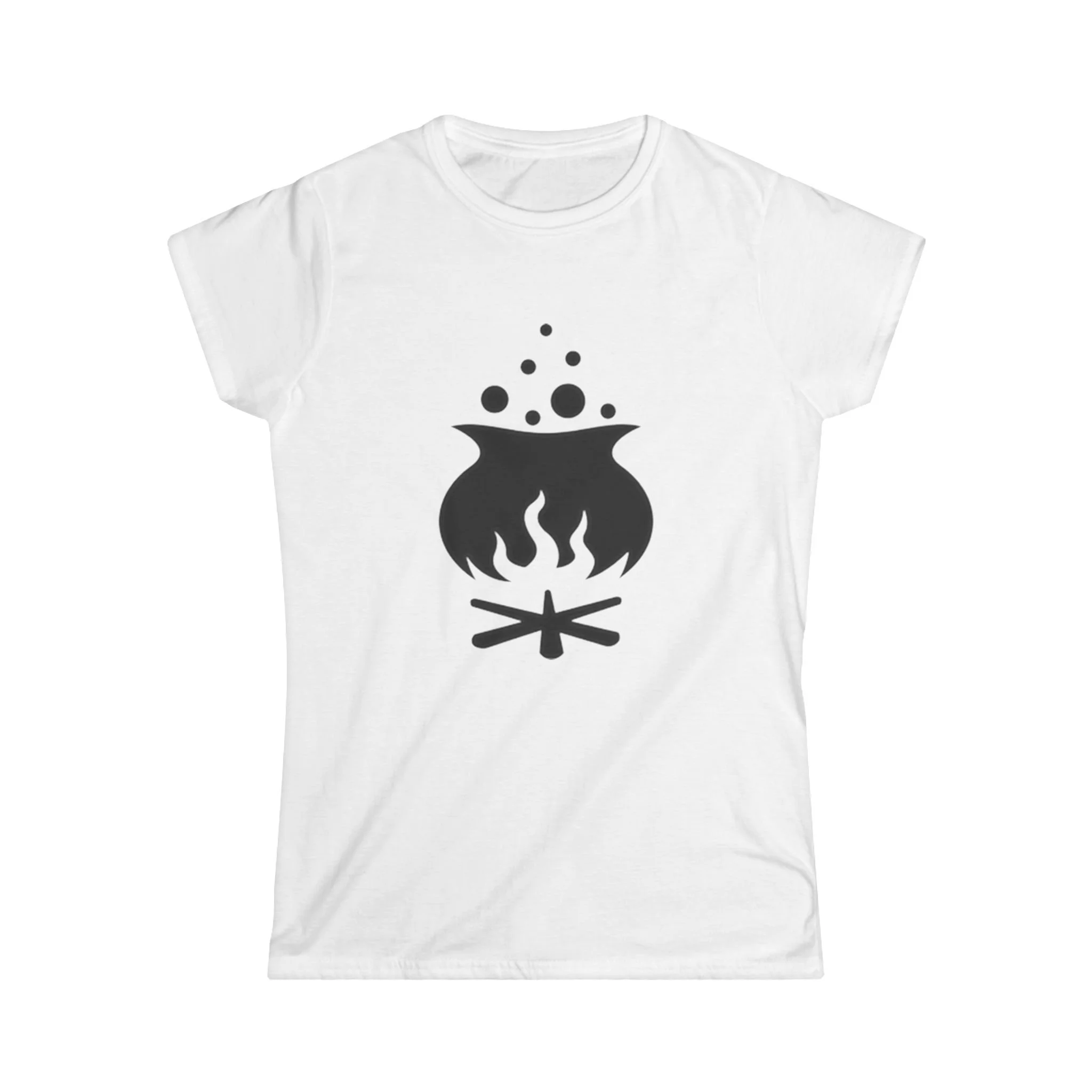Witch Cauldron Boiling Potion Tee | Halloween Magic Shirt, dark, esoteric, gothic , streetwear