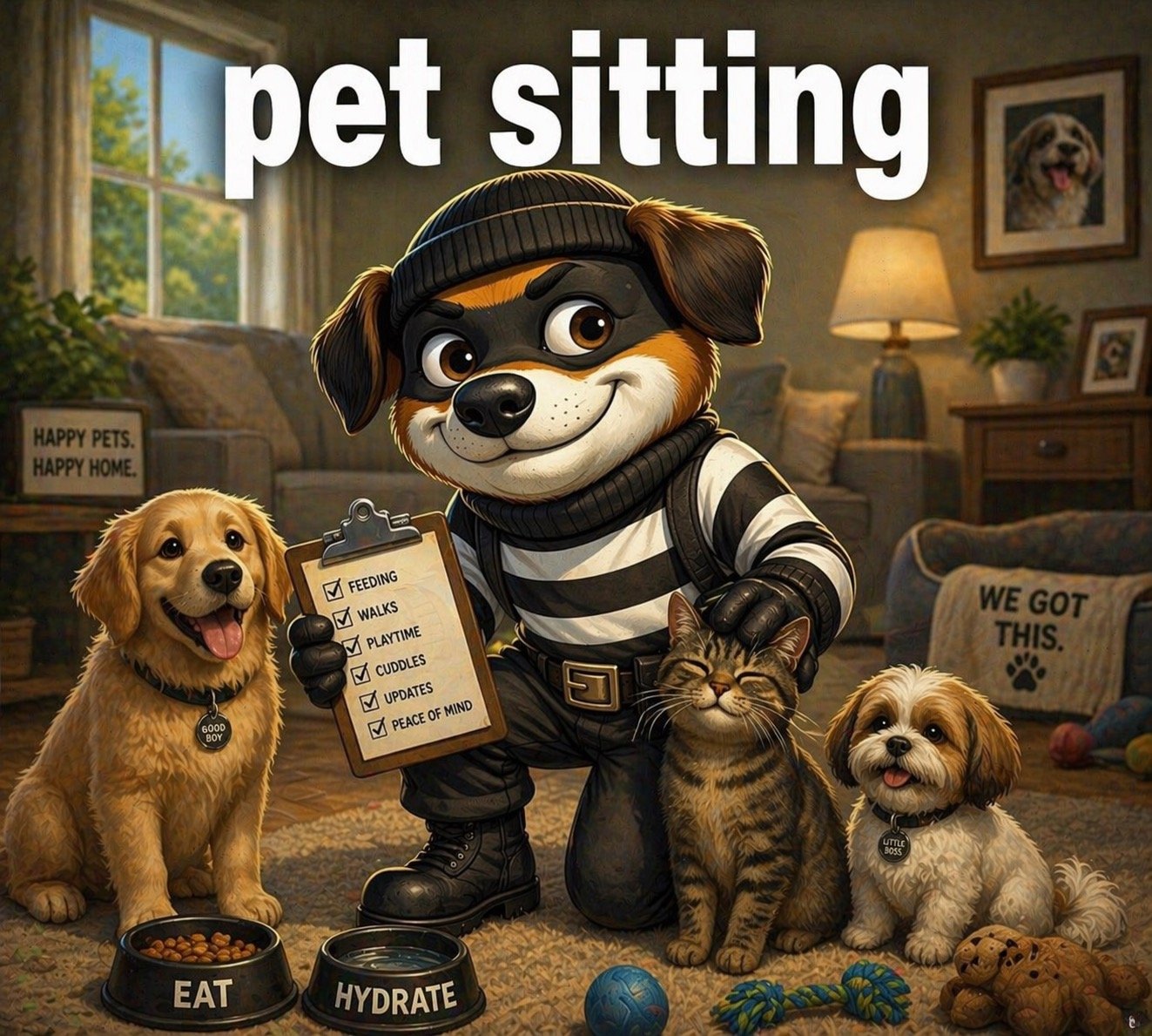 Pet Sitting (Book Online)