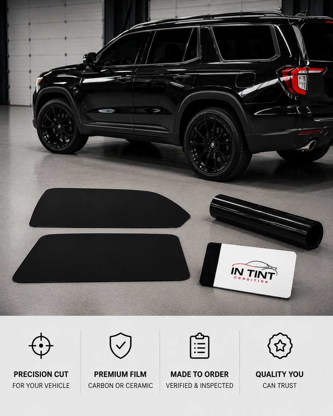Rear Window Tint Kit (SUVs & Crossovers)