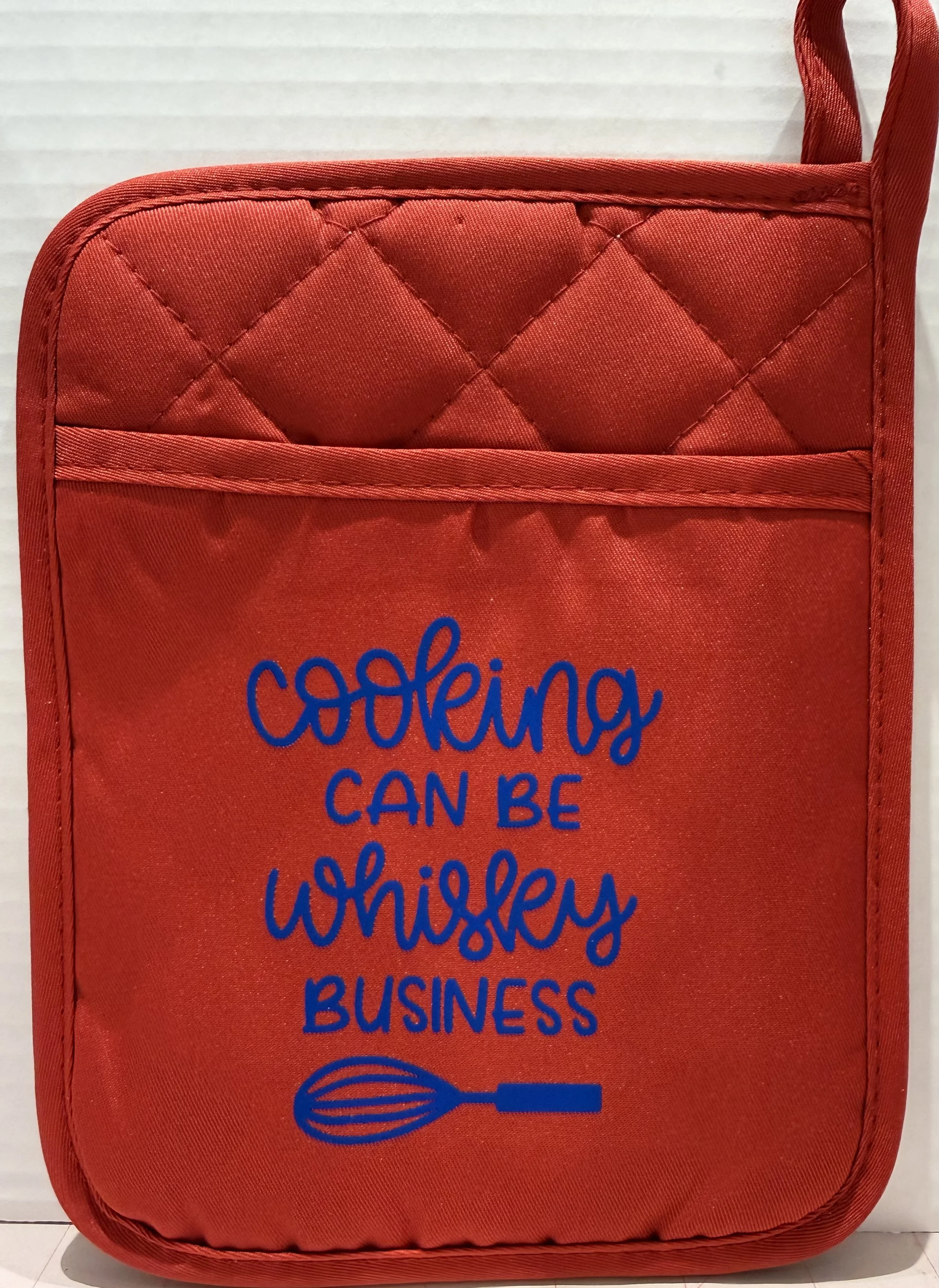 "Cooking Can Be Whiskey Business" Oven Mitt