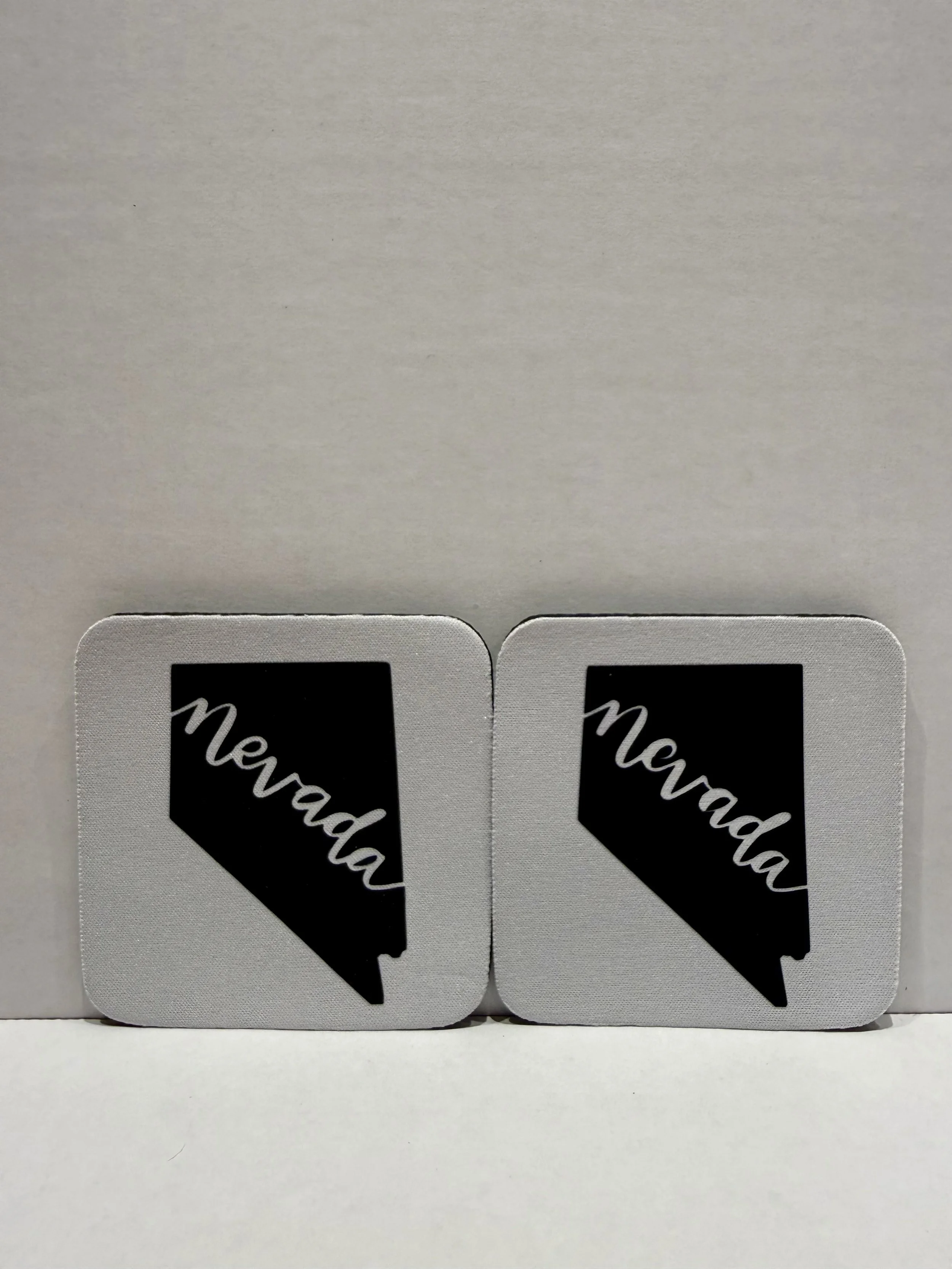 Nevada State Silhouette Coasters - Set of 2