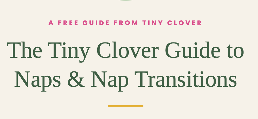 Nap Guide & Transitions Guide