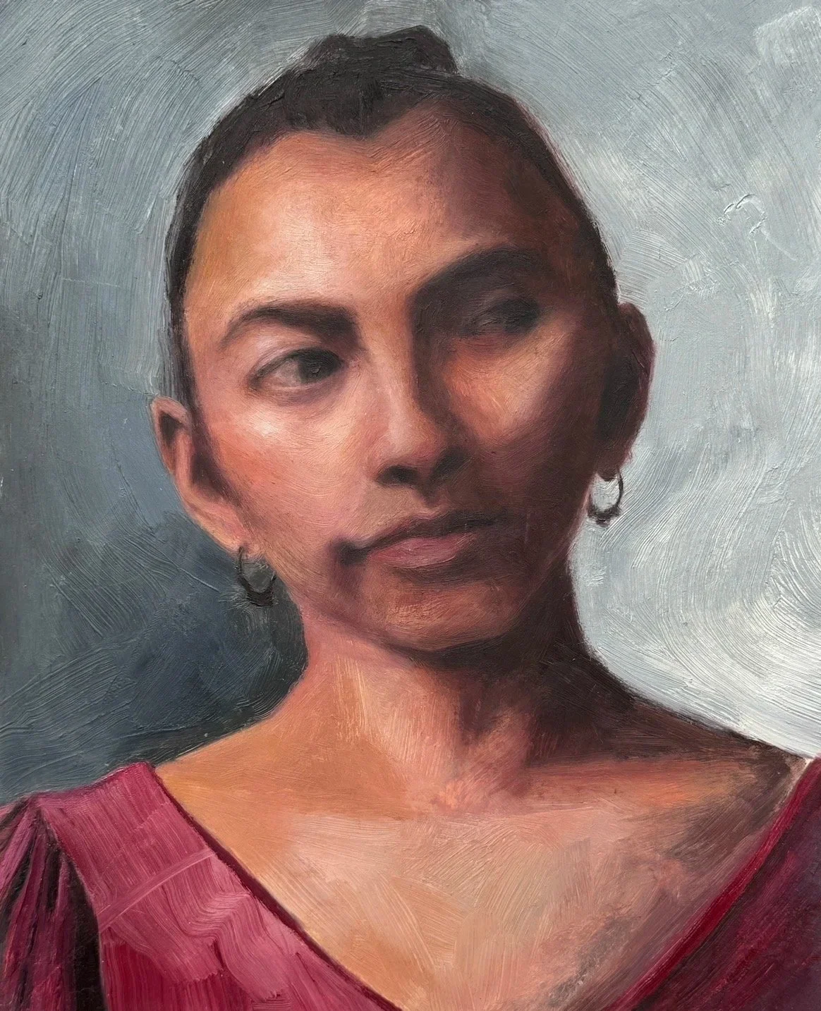 oil on panel, 8x10