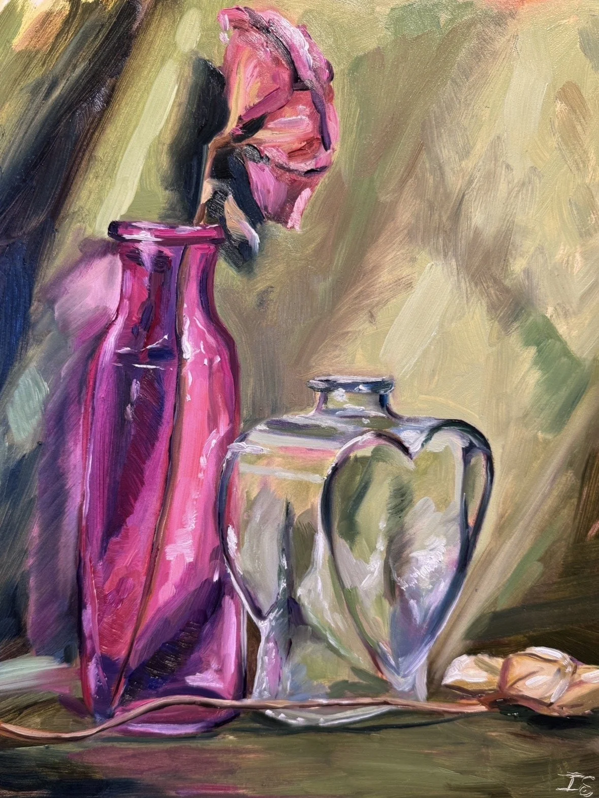 "Glass heart"
Oil on panel, 11x14